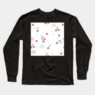 Cherry Pattern Long Sleeve T-Shirt